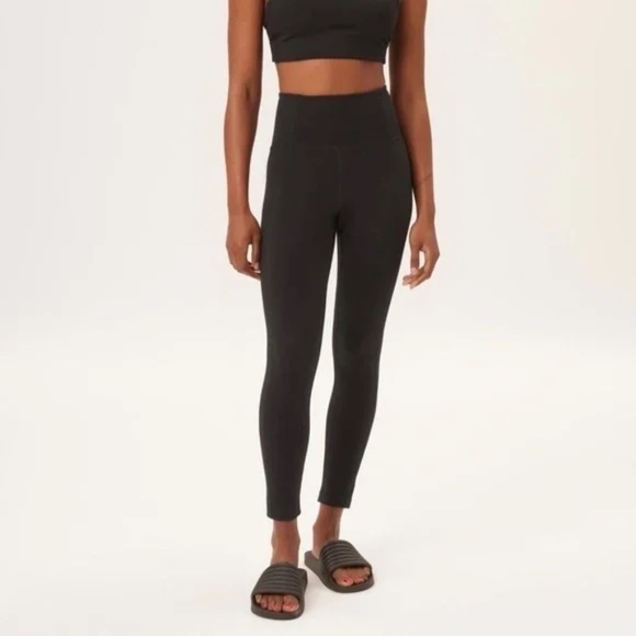 Girlfriend Collective Compressive High Rise Leggings Charcoal Gray Size Small - Picture 8 of 8